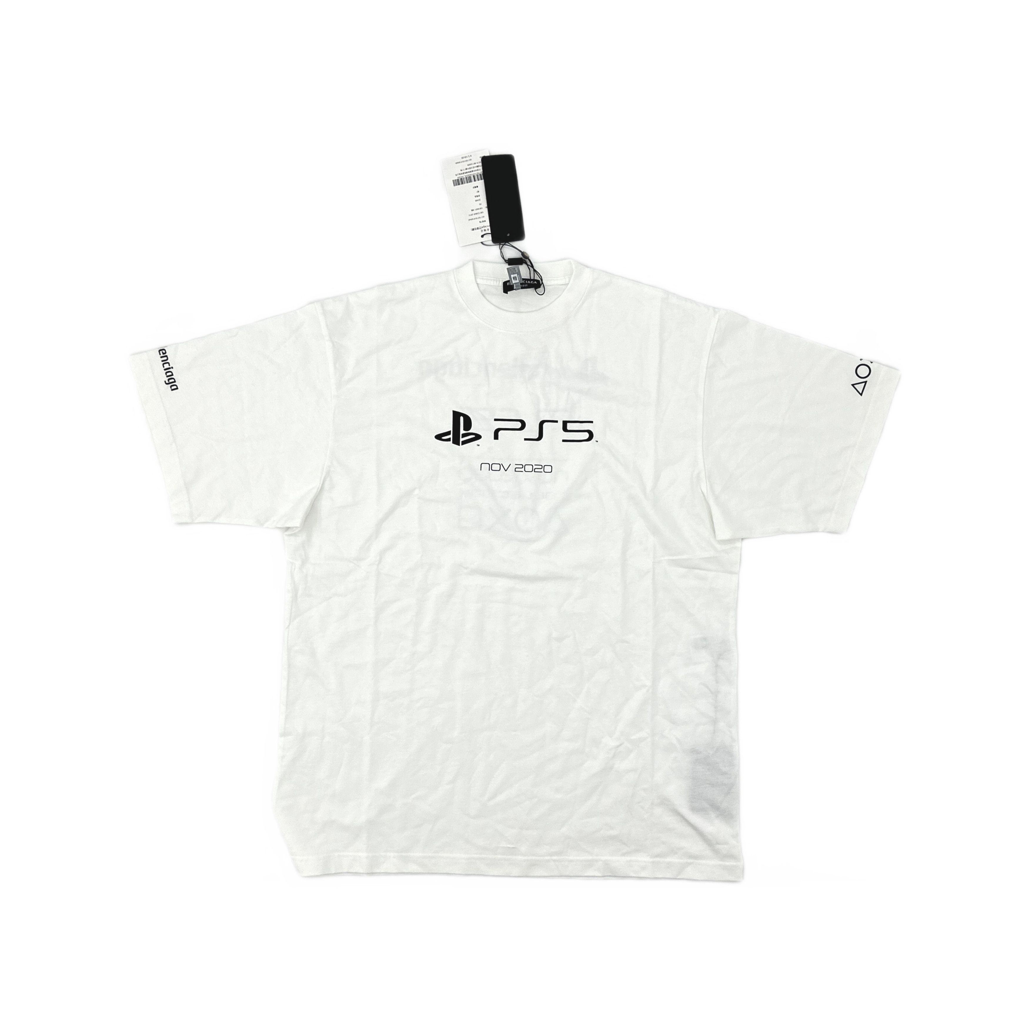 Balenciaga Balenciaga x PlayStation Logo T-Shirt Size XS Size US XS / EU 42 / 0 - 1 Thumbnail