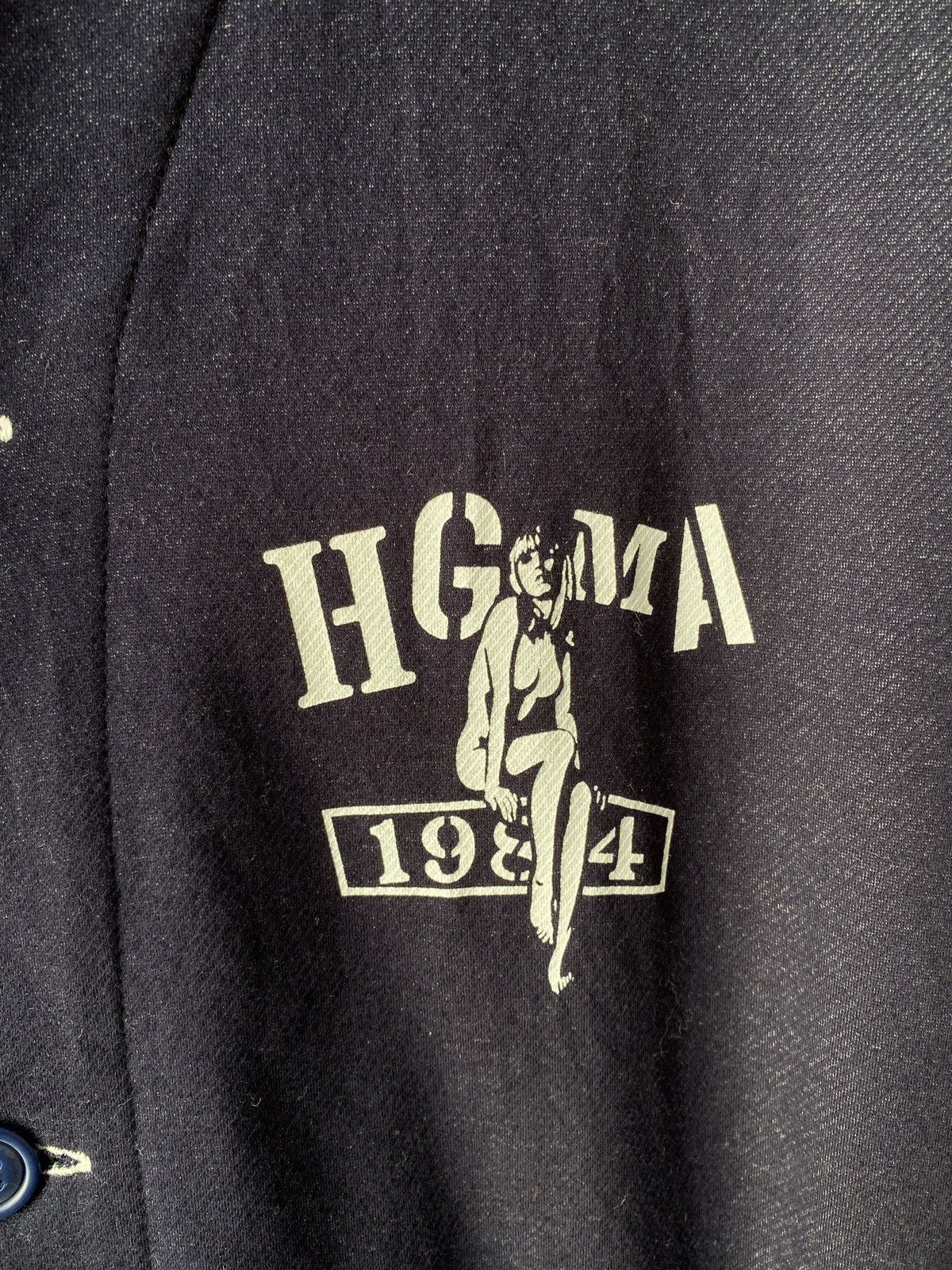 Hysteric Glamour Hysteric Glamour Dark Blue Shop Coat Size US L / EU 52-54 / 3 - 9 Thumbnail