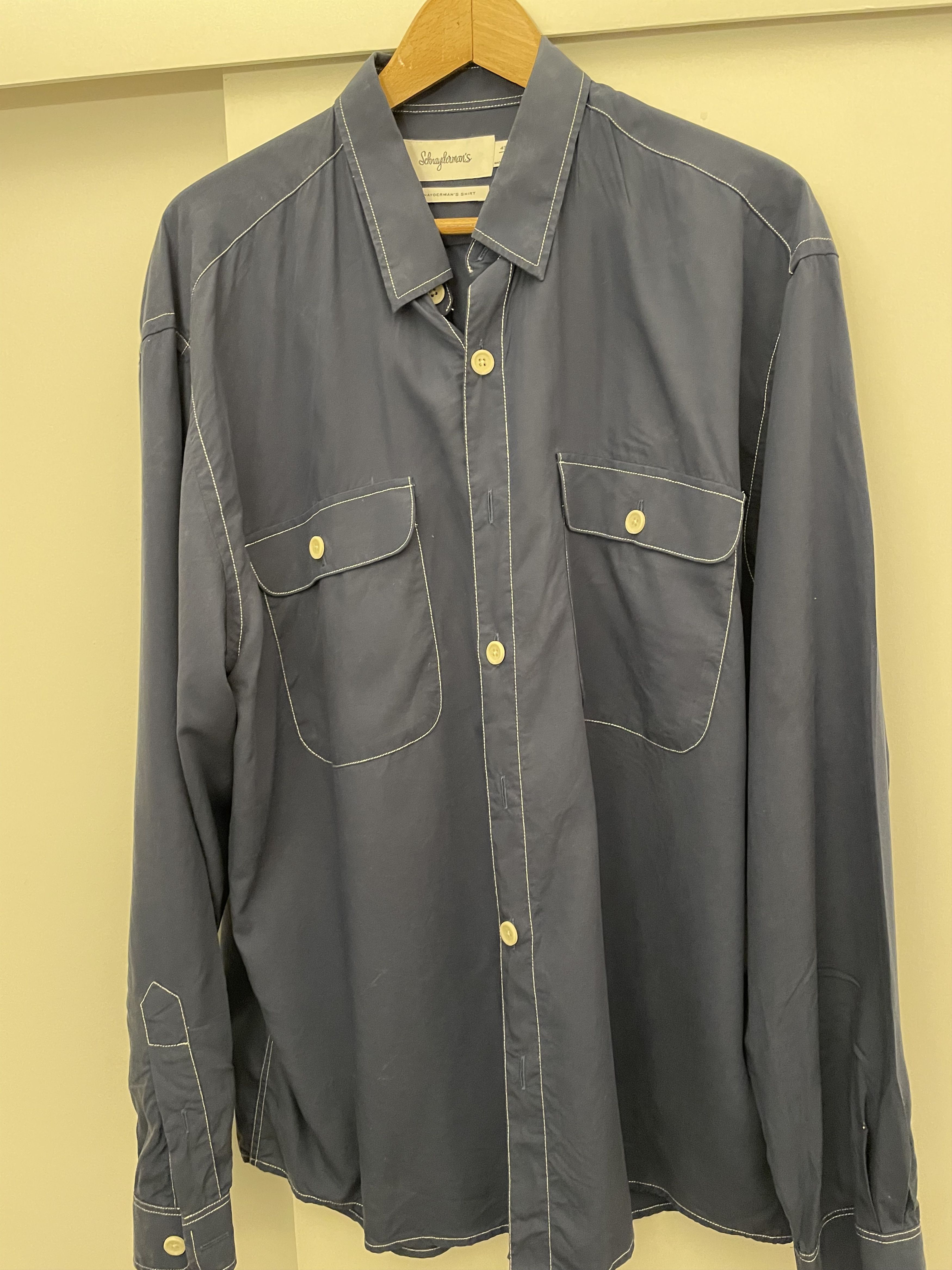 Schnaydermans Men's tencel 43-44 size 17 Size US XL / EU 56 / 4 - 1 Thumbnail
