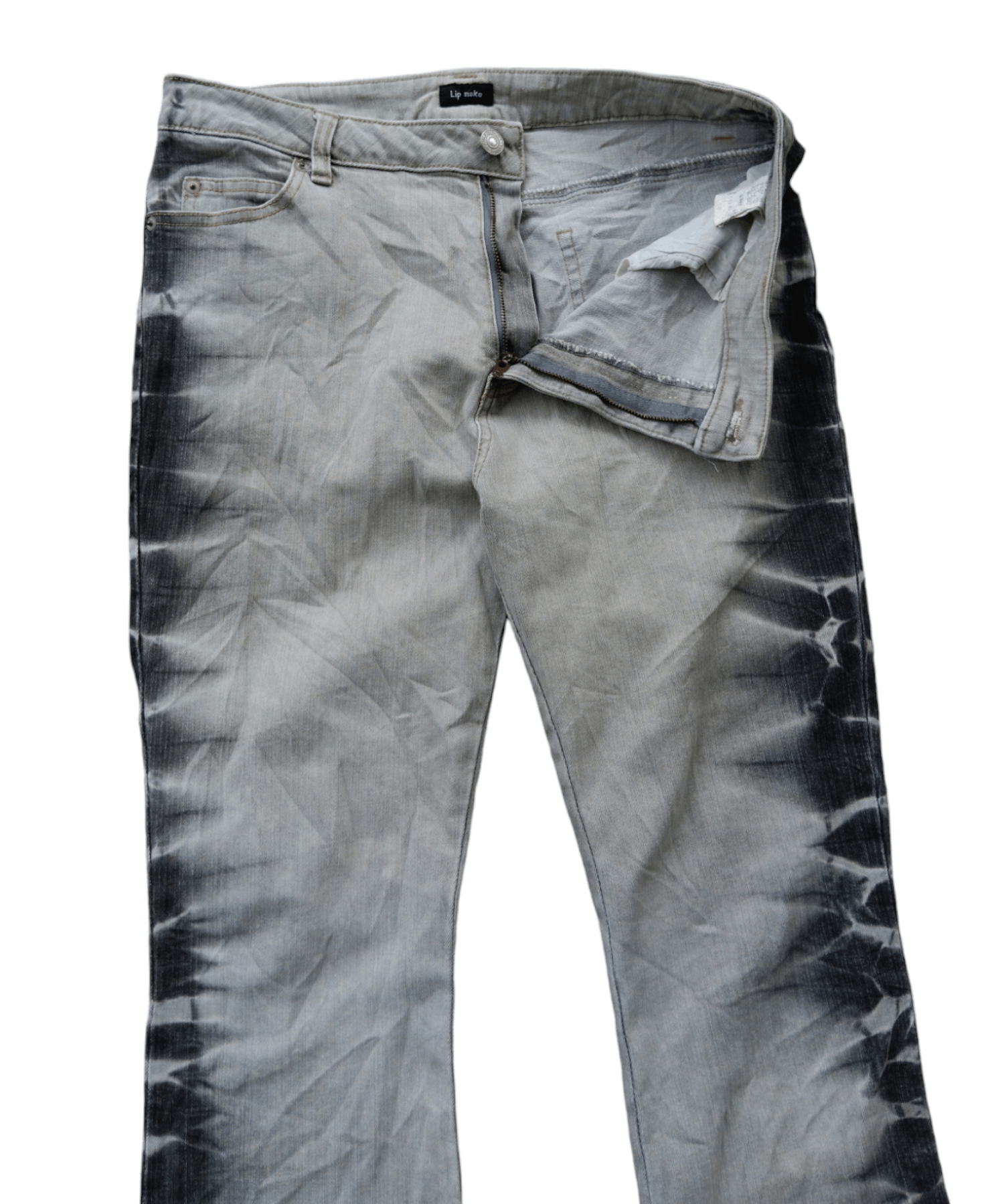 Japanese Brand Lip make slashed flared bootcut jeans Size US 30 / EU 46 - 4 Thumbnail