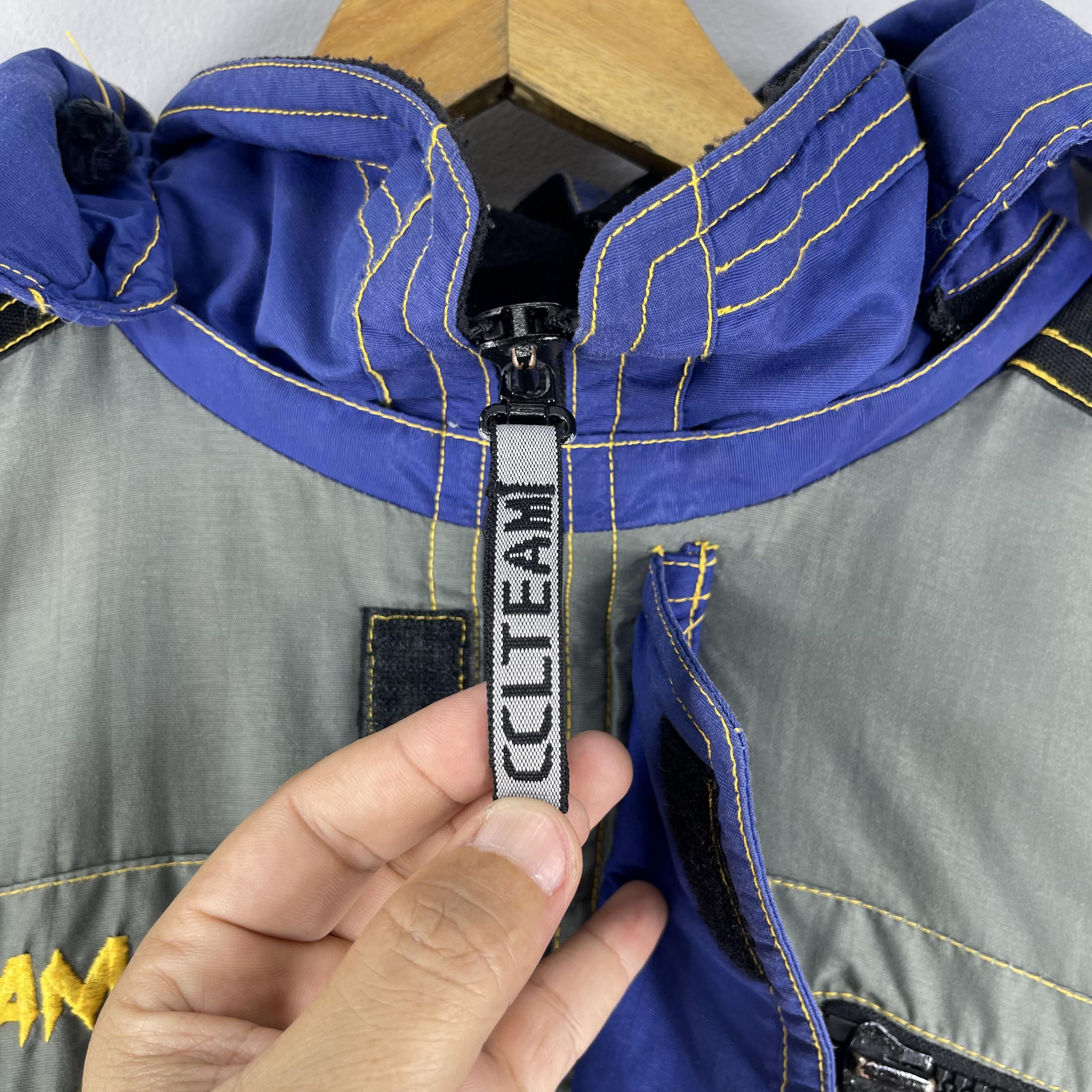 Vintage Vintage 90's CCL Team Utility Winter Ski Hoodie Jacket Size US L / EU 52-54 / 3 - 7 Thumbnail