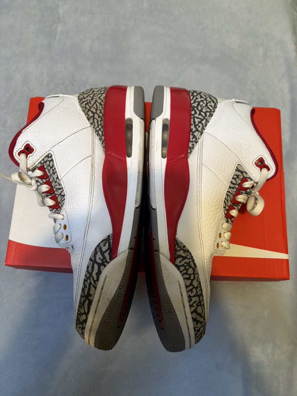 Jordan Brand Jordan 3 Retro Cardinal Red 2022 Size 10.5 Size US 10.5 / EU 43-44 - 4 Thumbnail