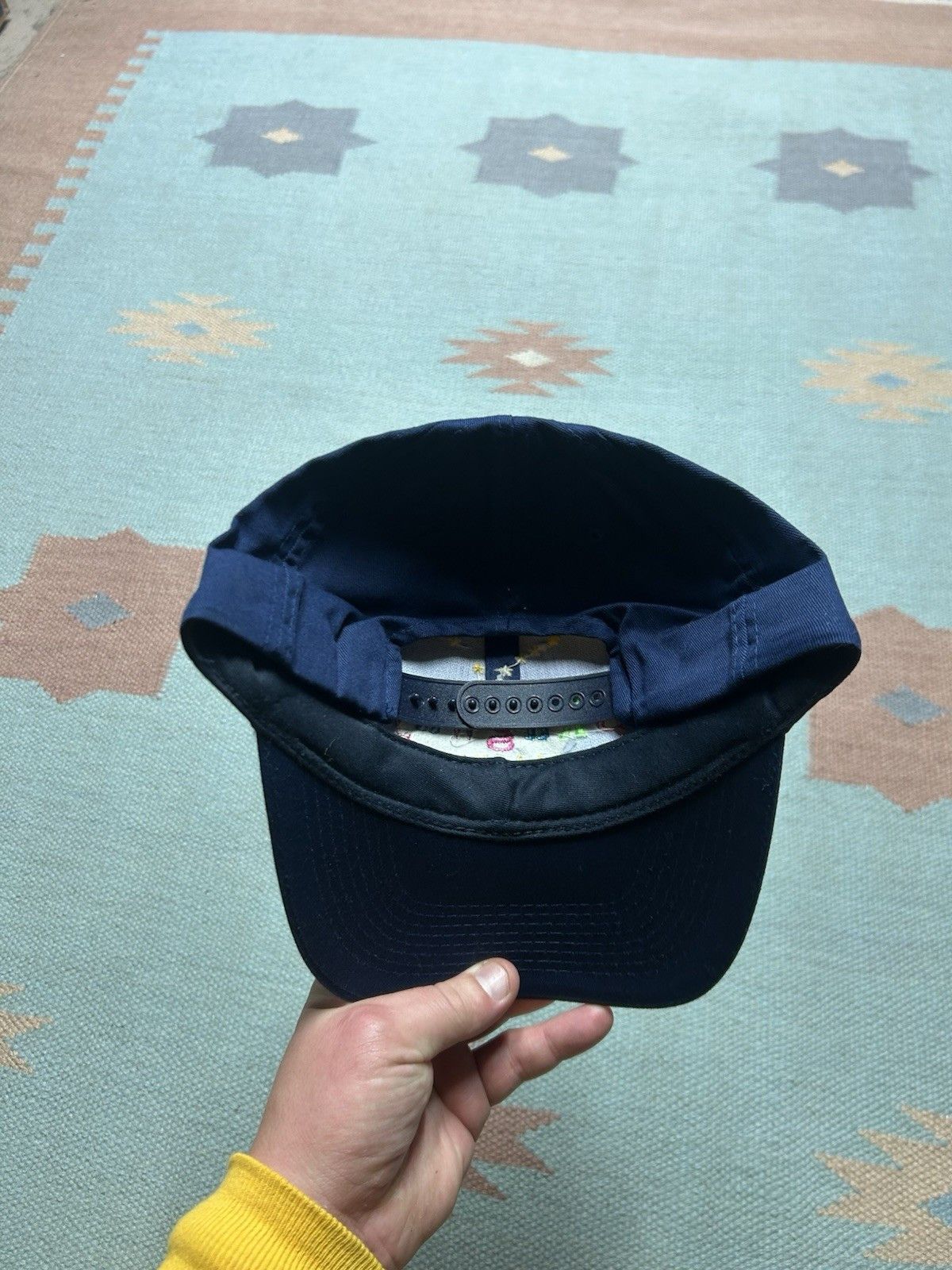 Vintage Vtg hat Skagway Alaska stars Big Dipper flag navy rainbow Size ONE SIZE - 4 Thumbnail