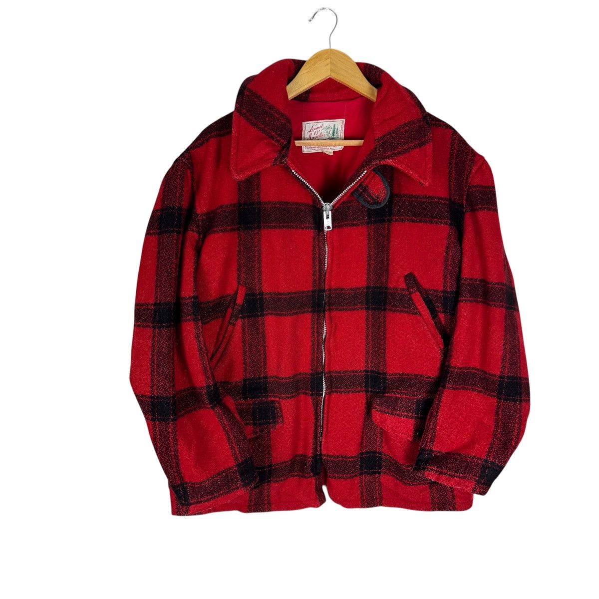 Vintage ☀️VINTAGE 50s LAND O SPORTS BUFFALO PLAIDS WOOL JACKET Size US L / EU 52-54 / 3 - 1 Thumbnail