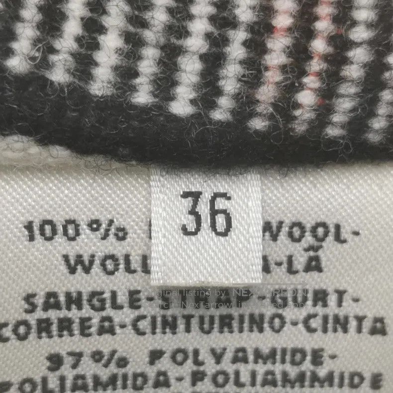 Hermes Hermes Wool Color-blocked Checkered Lapel Buttoned and Tie Size XS / US 0-2 / IT 36-38 - 7 Thumbnail