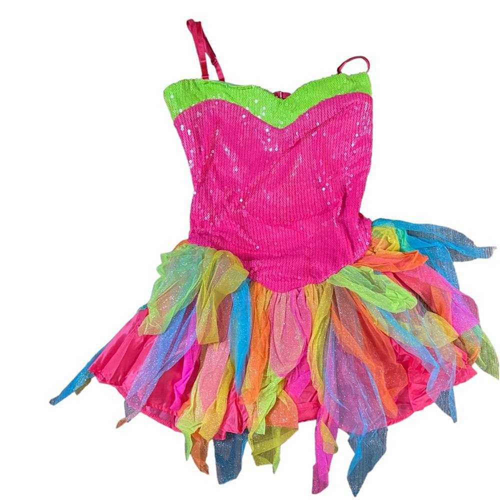 Designer Sparkling Fairy Costume with Wings Size ONE SIZE - 2 Thumbnail