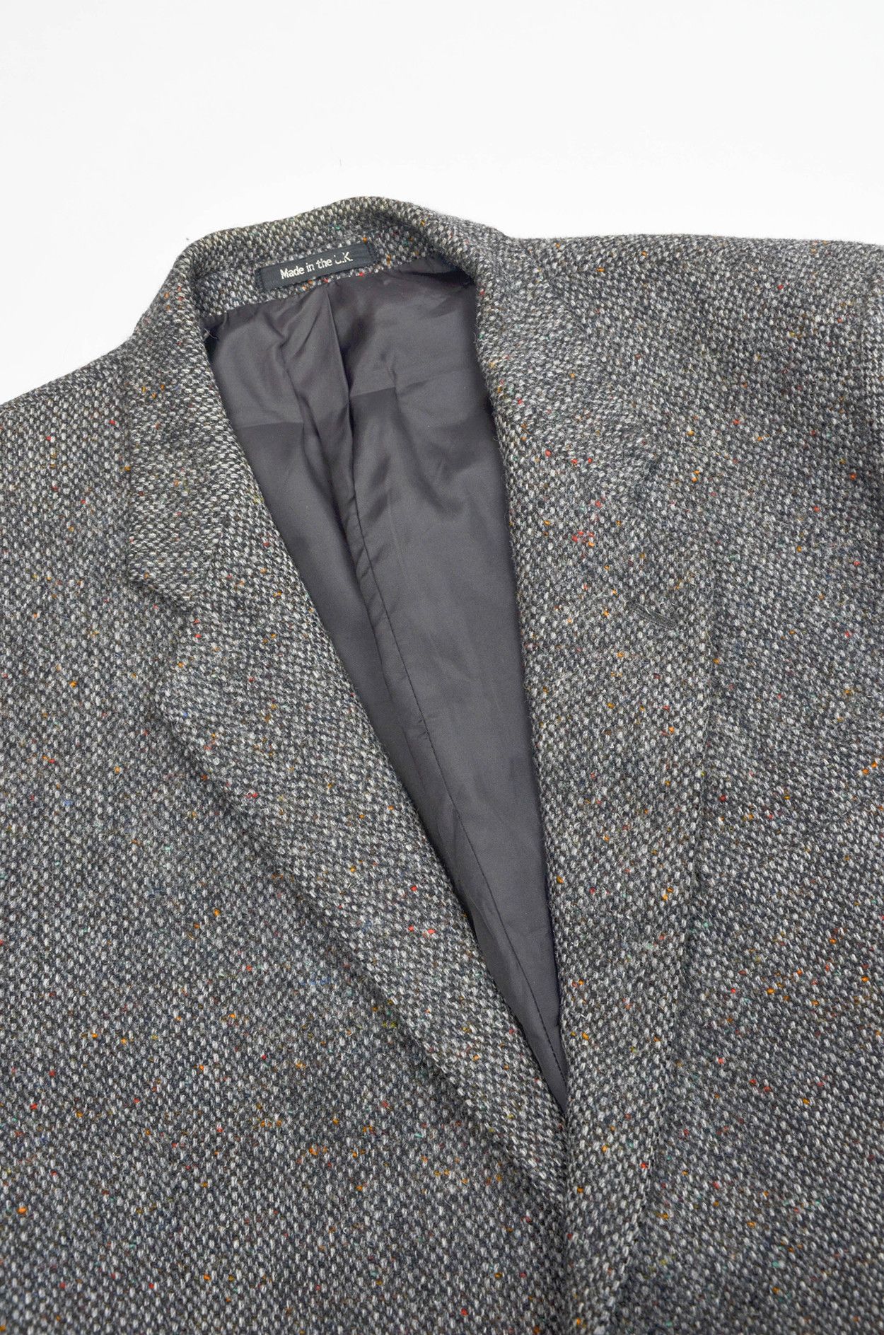 Harris Tweed Harris Tweed Grey Wool Blazer 44R UK Made Size 44R - 7 Thumbnail