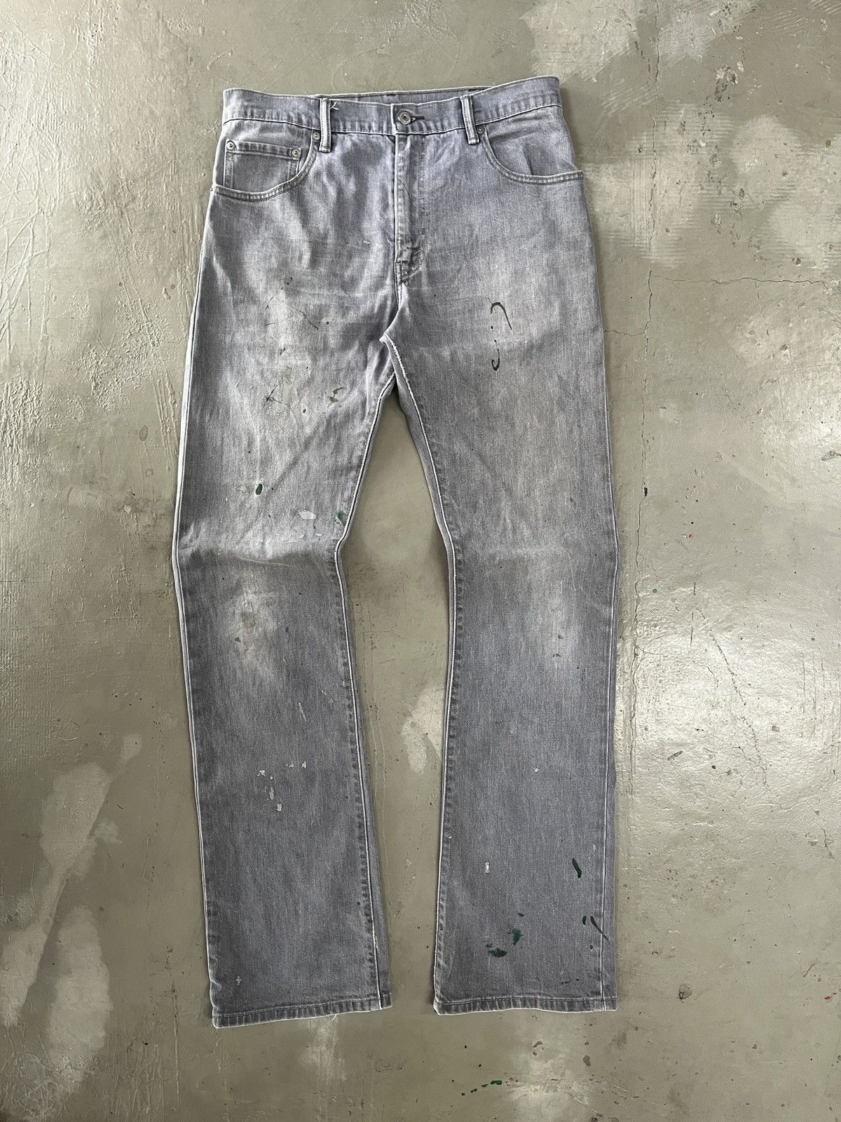 Levi's Vintage 90s Levis 517 Paint Splatter Junya Helmut Lang Style Size US 33 - 1 Thumbnail