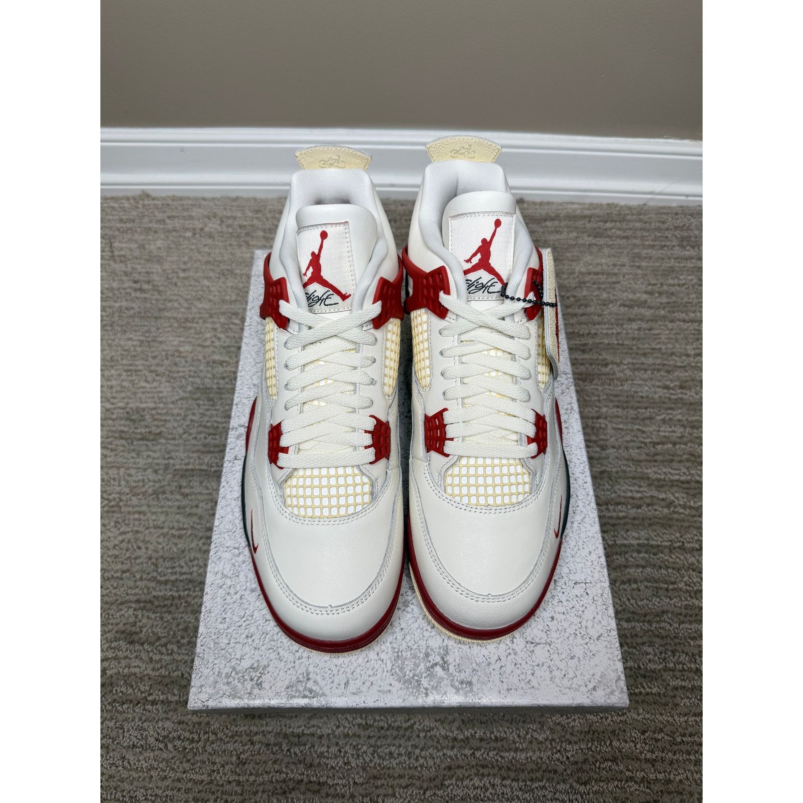 Jordan Brand × Nike × Vintage Air Jordan 4 Retro Nigel Sylvester Brick After Brick Shoes Size US 10 / EU 43 - 3 Thumbnail