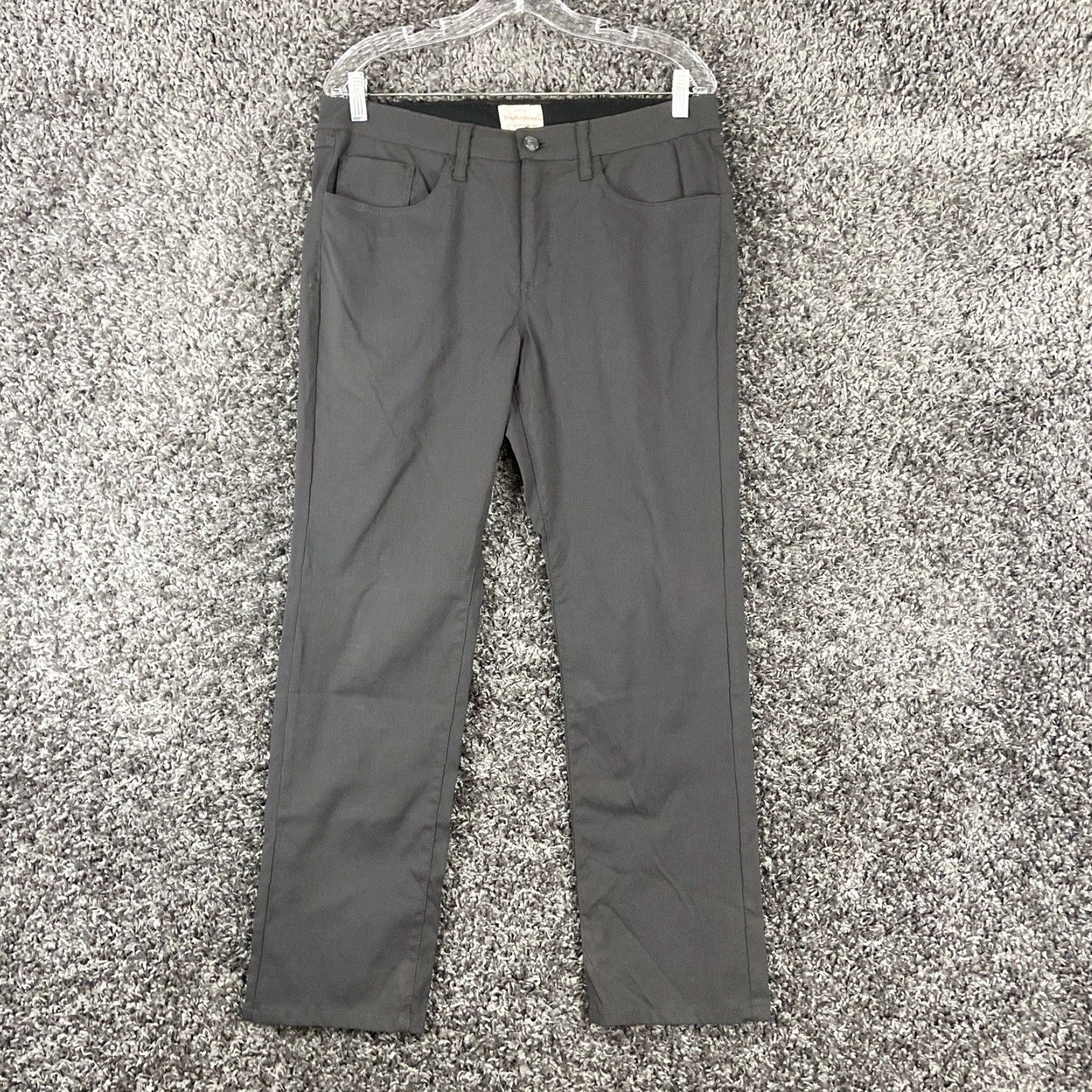 Weatherproof VINTAGE Weatherproof Straight Fit Chino Pants Men’s 34x28 Gray Size US 34 / EU 50 - 1 Thumbnail
