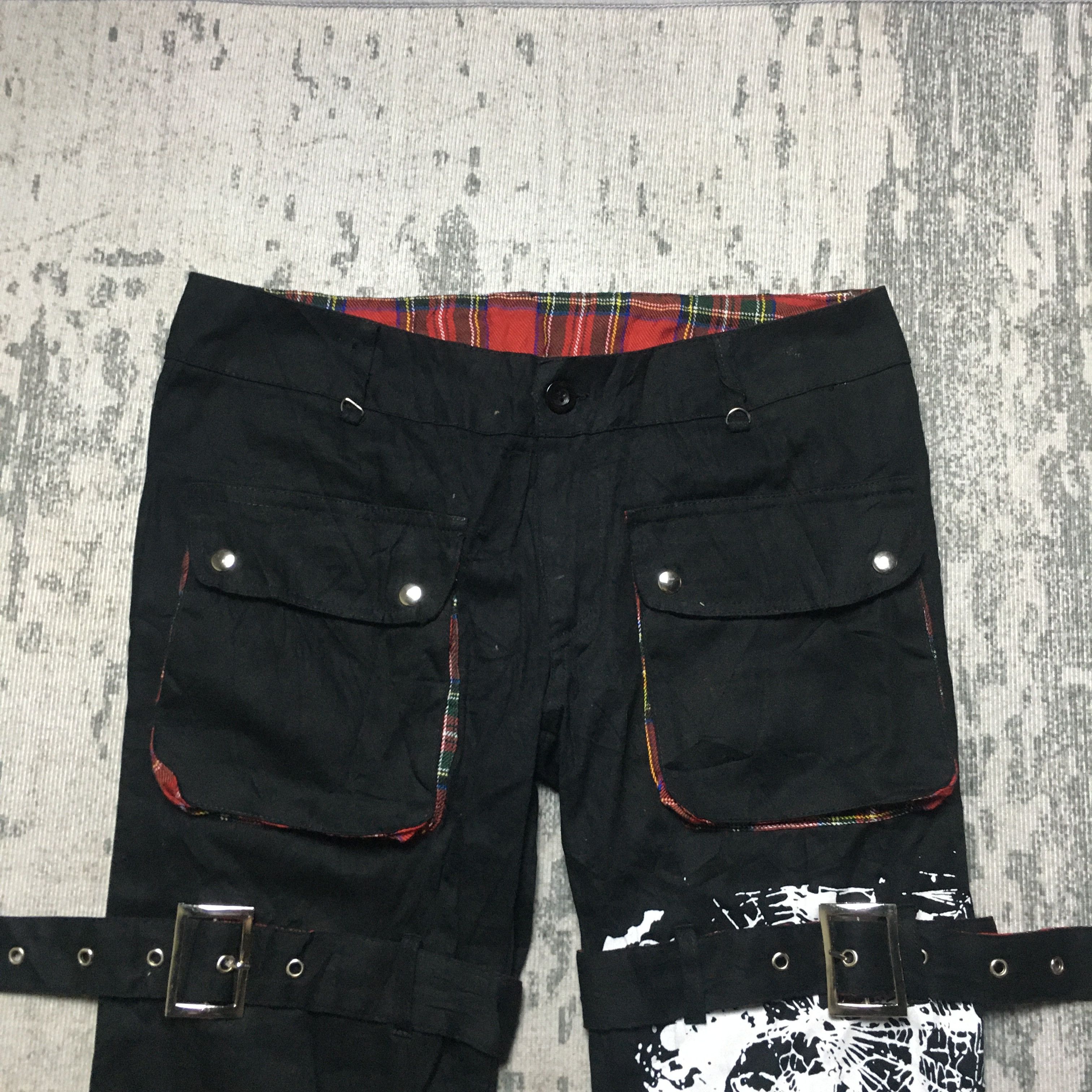 Japanese Brand Japanese Bondage Punk Visual Gothic Skull Size US 32 / EU 48 - 2 Thumbnail