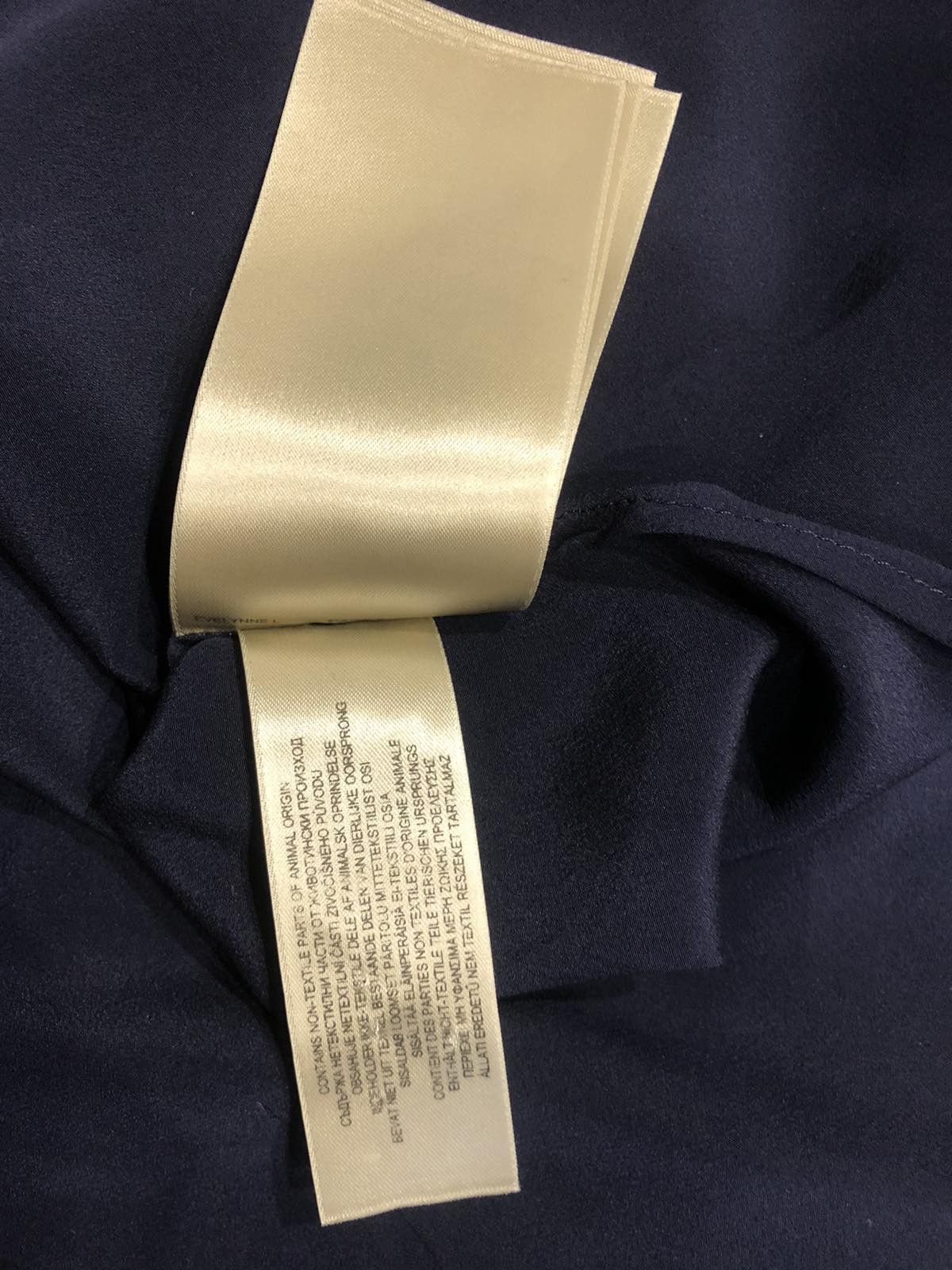 Burberry Burberry Silk Navy Dress USA 2 Size XS / US 0-2 / IT 36-38 - 11 Thumbnail