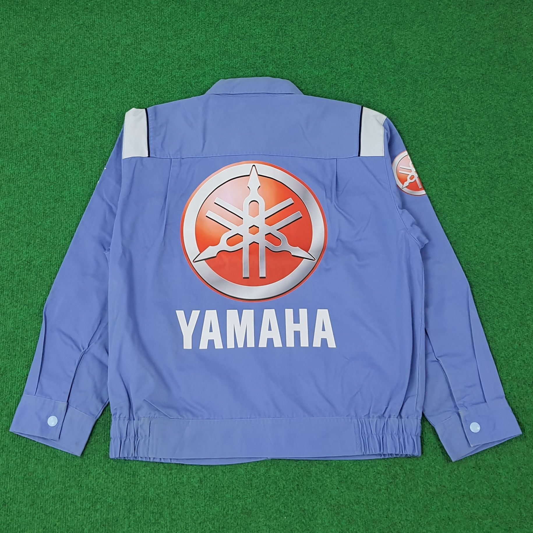 Japanese Brand × Yamaha Vintage Yamaha Japan Motorsports Custom Jacket C233N13 Size US M / EU 48-50 / 2 - 1 Thumbnail