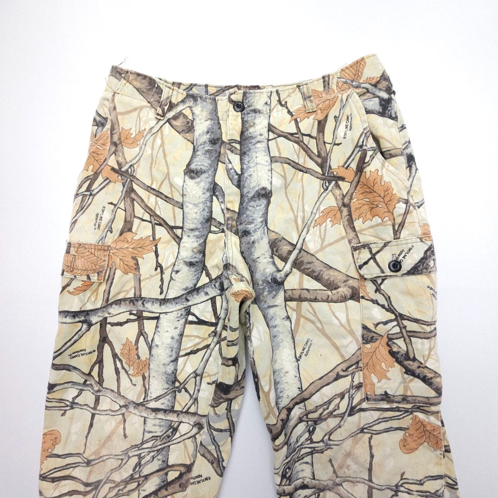 Vintage VINTAGE Skyline Camouflage Pants Mens L Hunting Cargo USA Aspen Birch Camo Size US 33 - 3 Thumbnail