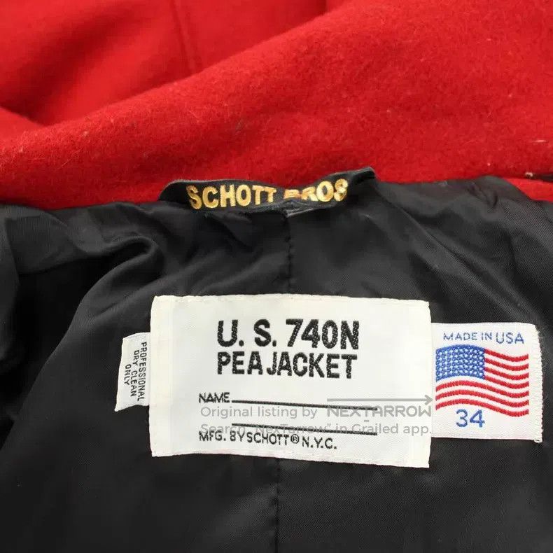 Schott Classic double-breasted coat Size XS / US 0-2 / IT 36-38 - 7 Thumbnail