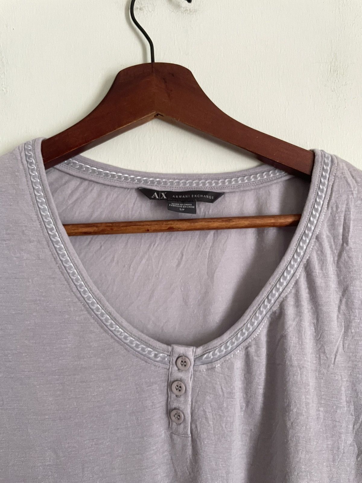 Armani Exchange Armani Exchange Round Neck Blouse Size S / US 4 / IT 40 - 3 Thumbnail