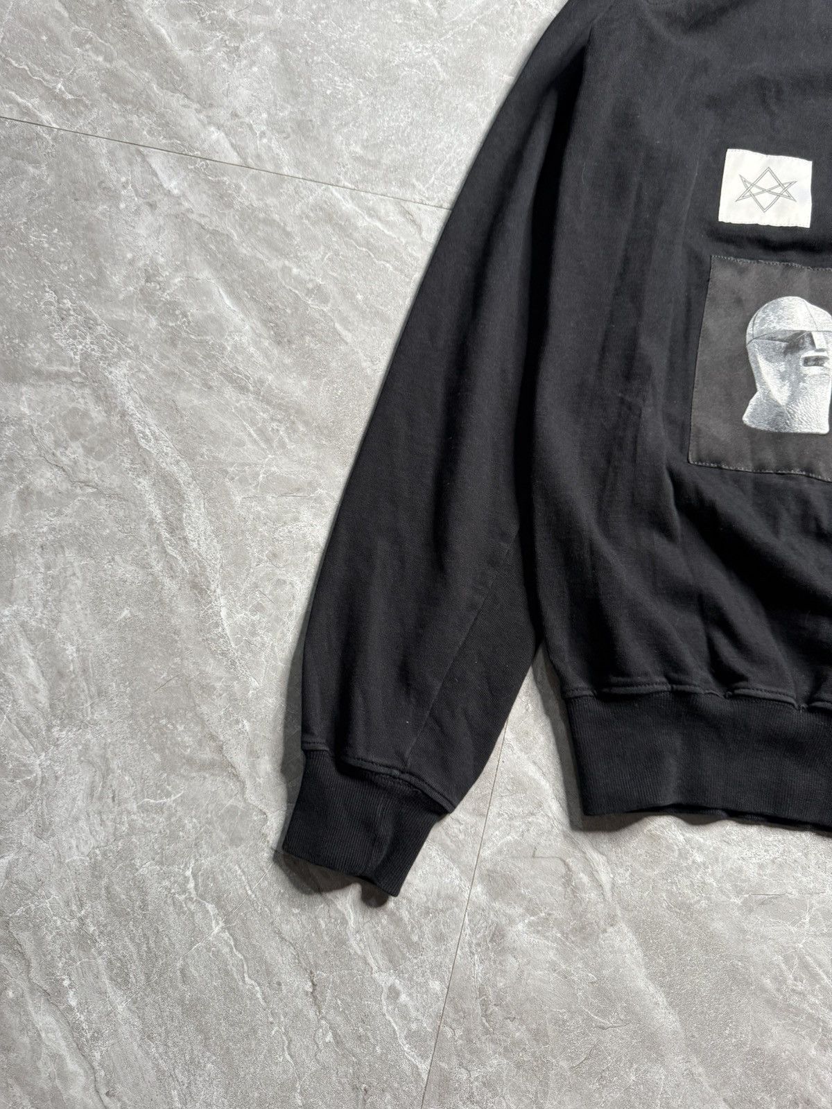 Rick Owens Drkshdw Rick Owens Patch Crew Sweater Size US M / EU 48-50 / 2 - 3 Thumbnail