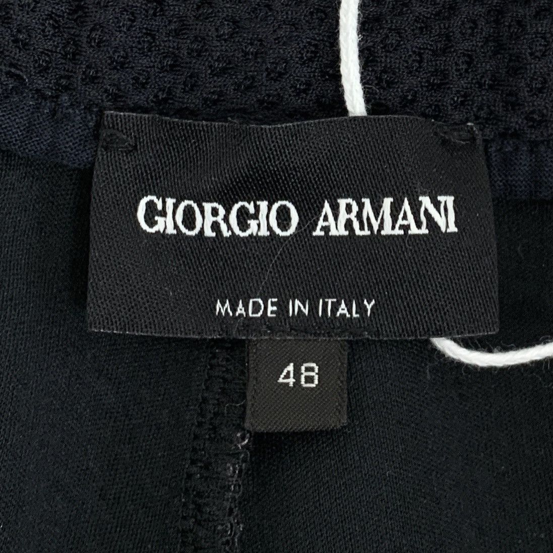 Armani Armani Black Logo Embroidered Velvet Casual Set Top K26WX Size US M / EU 48-50 / 2 - 6 Thumbnail