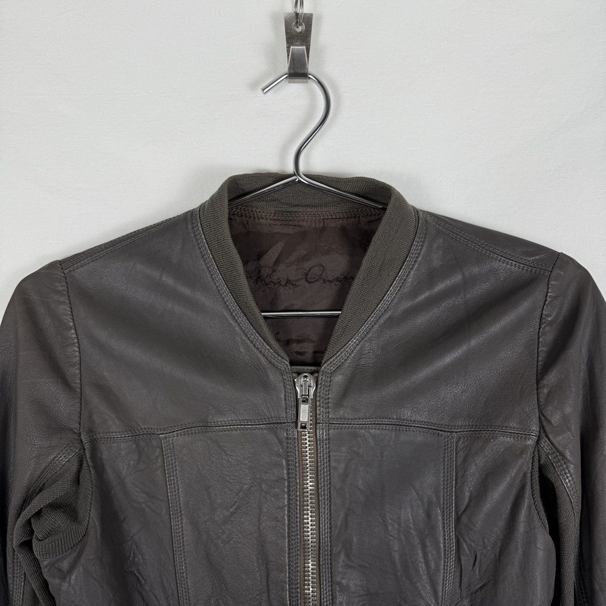 Rick Owens SS04 RICK OWENS CROPPED BOMBER JACKET Size US S / EU 44-46 / 1 - 2 Thumbnail