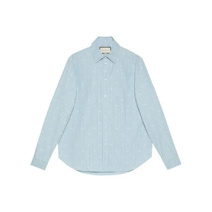 Gucci Striped Cotton Shirt for Men