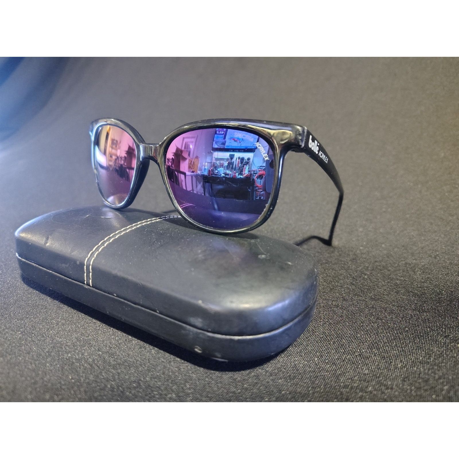 Bolle Vintage Bollé 396 D Sunglasses Mirror Spectra Acrylex France Size ONE SIZE - 2 Thumbnail