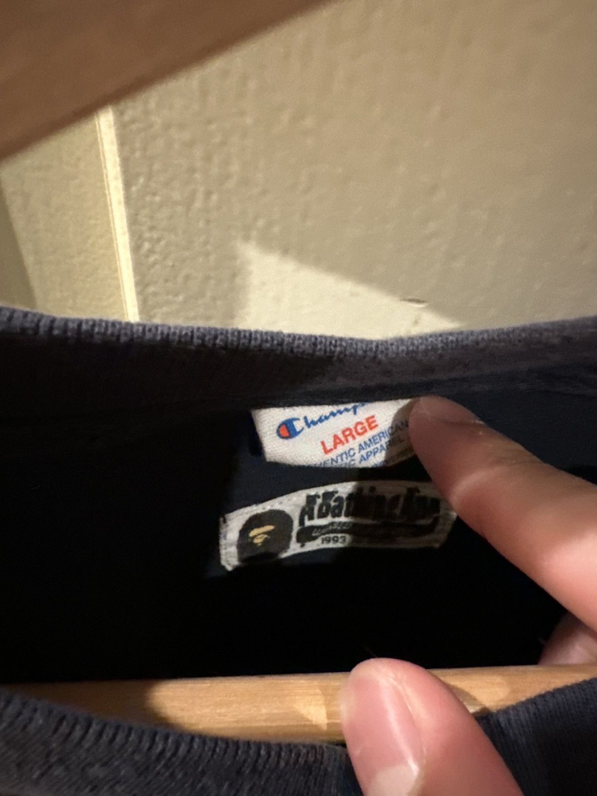 Bape × Champion Bape x Champion Tee Size US L / EU 52-54 / 3 - 4 Thumbnail