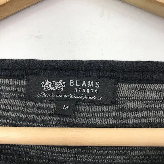 Beams Plus Vtg BEAMS HEART JAPAN Striped Pullover Sweater Sweatshirt Size US M / EU 48-50 / 2 - 4 Thumbnail