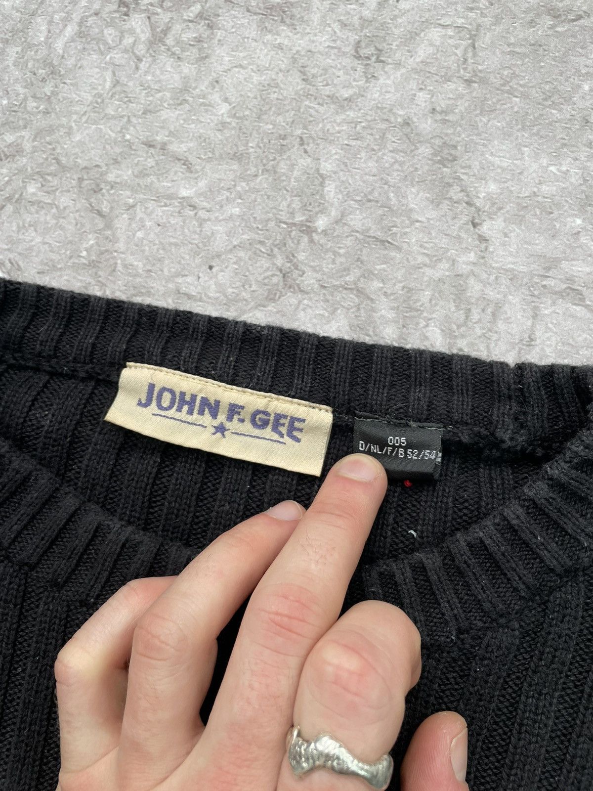 Japanese Brand × Vintage VINTAGE ARCHIVE JAPANESE DESIGNERS PRINTED SWEATER Y2K Size US L / EU 52-54 / 3 - 5 Thumbnail