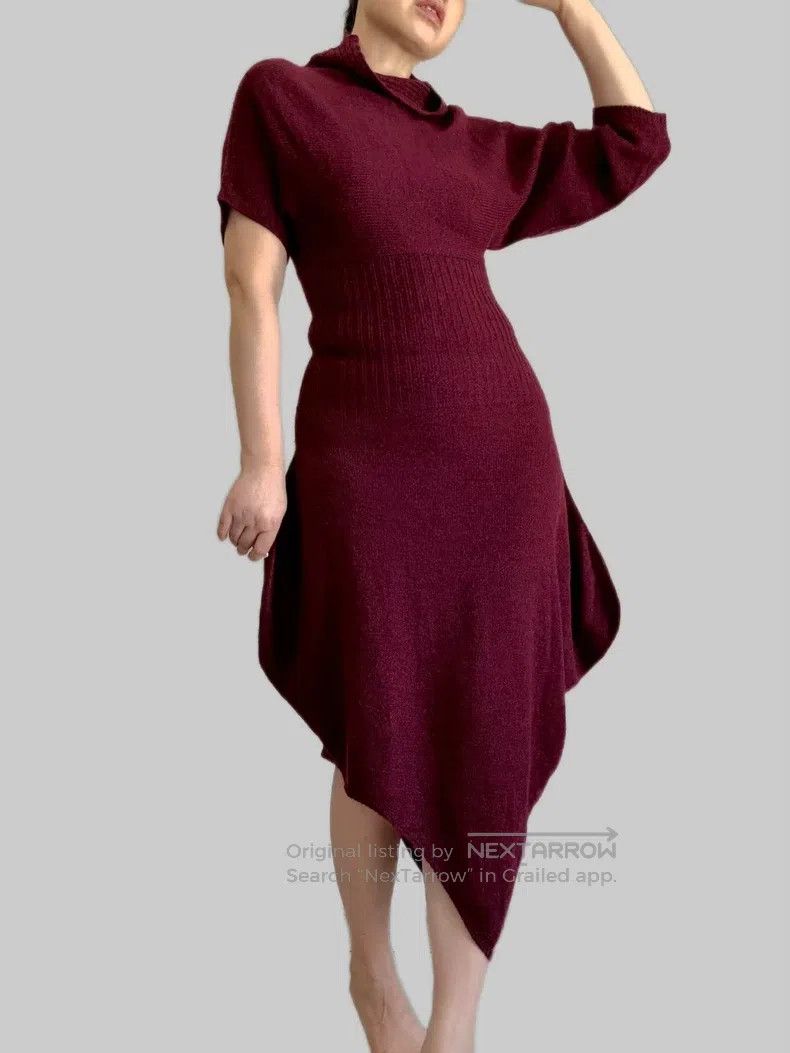 Issey Miyake Issey Miyake Blended Wool Deformable Dress Size M / US 6-8 / IT 42-44 - 2 Thumbnail