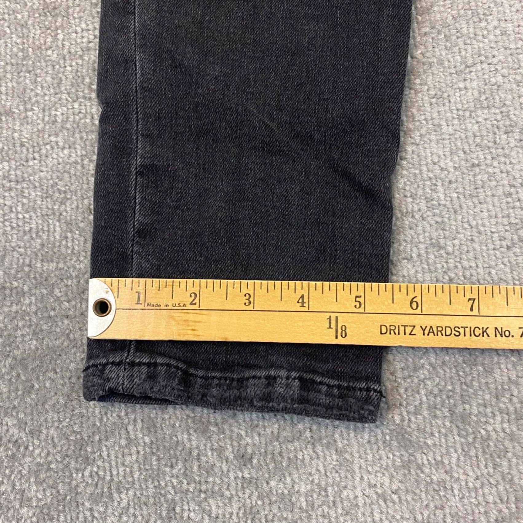 Boyish Boyish The Zachary Jeans Womens 28 Charcoal Gray High-Rise Skinny Denim Pants Jeans Size 28" / US 6 / IT 42 - 6 Thumbnail