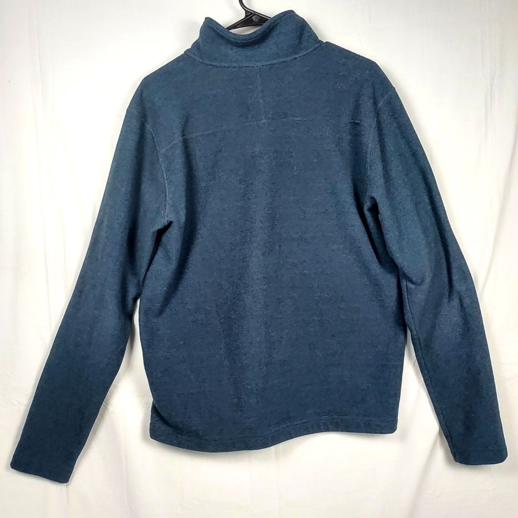 The North Face The North Face Mens Medium Quarter Zip Fleece Pullover Blue Outdoor Hiking Layer Sweatshirt Regular Modern 1/4 Zip Mens Size US M / EU 48-50 / 2 - 2 Thumbnail