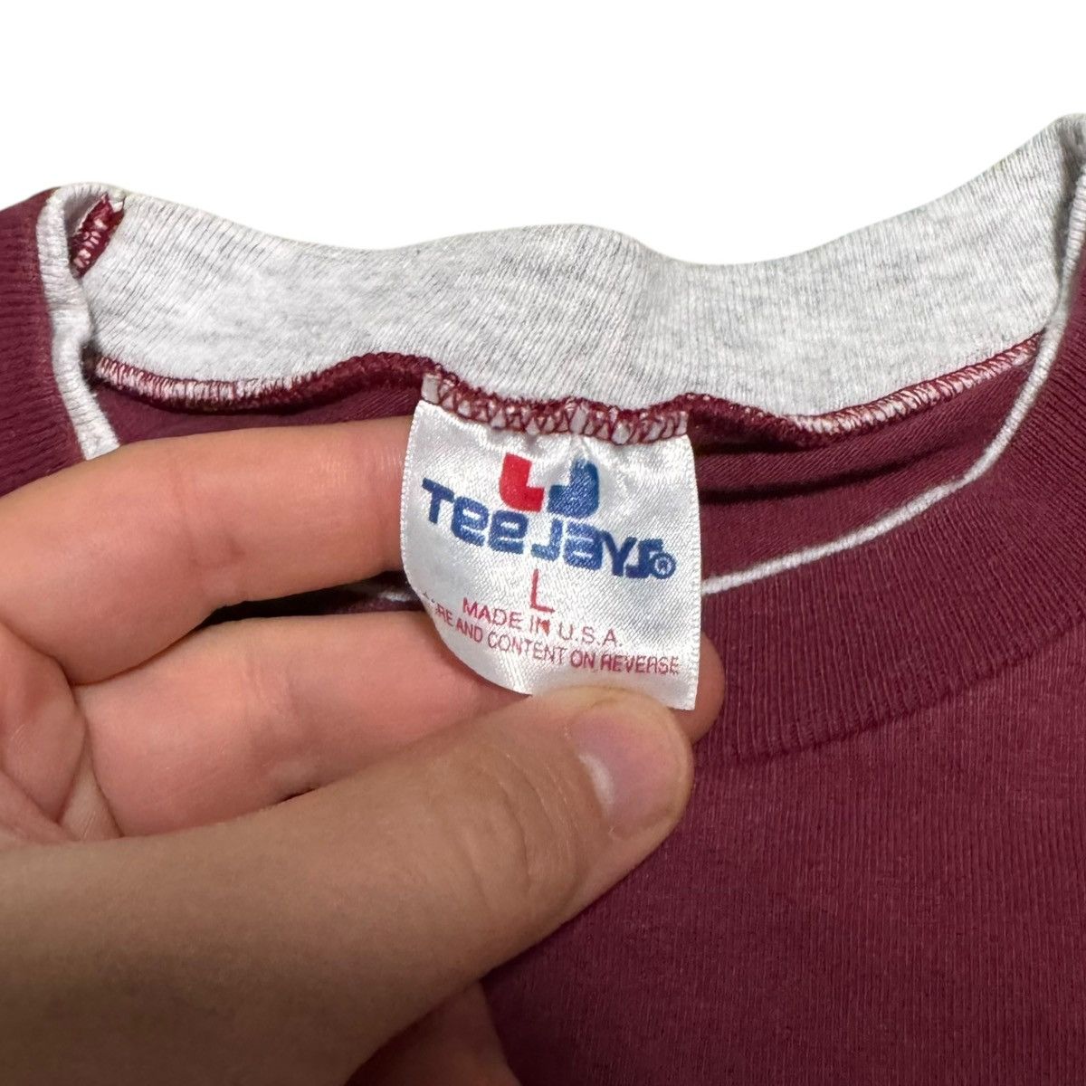 TEE JAYS Vintage 90s Texas A&M University Faded Shirt Women's Large Size L / US 10 / IT 46 - 6 Thumbnail