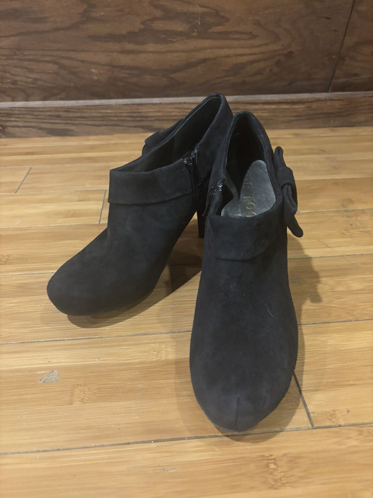 Other Black suede heels.wf-277 Size US 7 / IT 37 - 1 Thumbnail