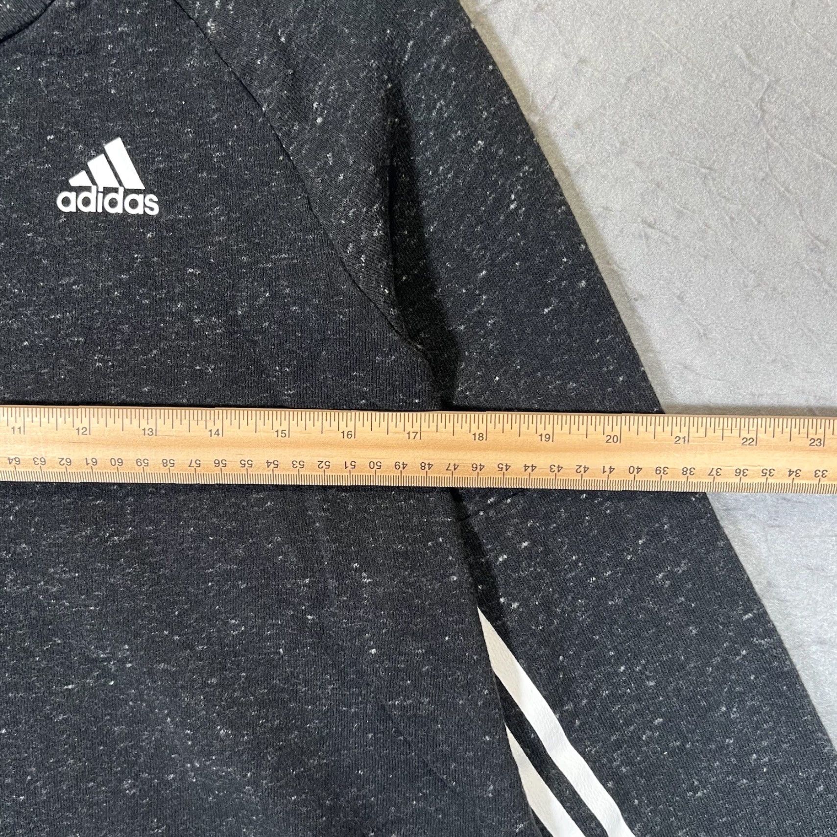 Adidas Adidas Pullover Sweatshirt Womens XS Dark Gray Activewear Crew Neck Long Sleeve Size XS / US 0-2 / IT 36-38 - 2 Thumbnail