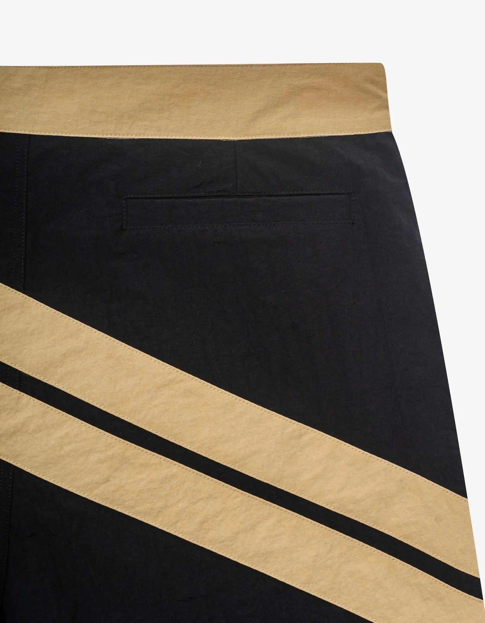 Palm Angels Palm Angels Black Diagonal Surf Swim Shorts Size US 36 / EU 52 - 4 Thumbnail