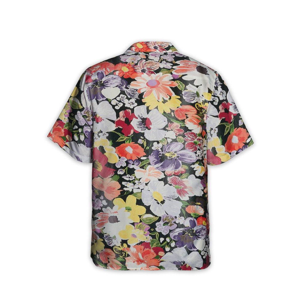 Designer Flower Printed Leather Shirt – Bold Meets Botanical Size US M / EU 48-50 / 2 - 4 Thumbnail