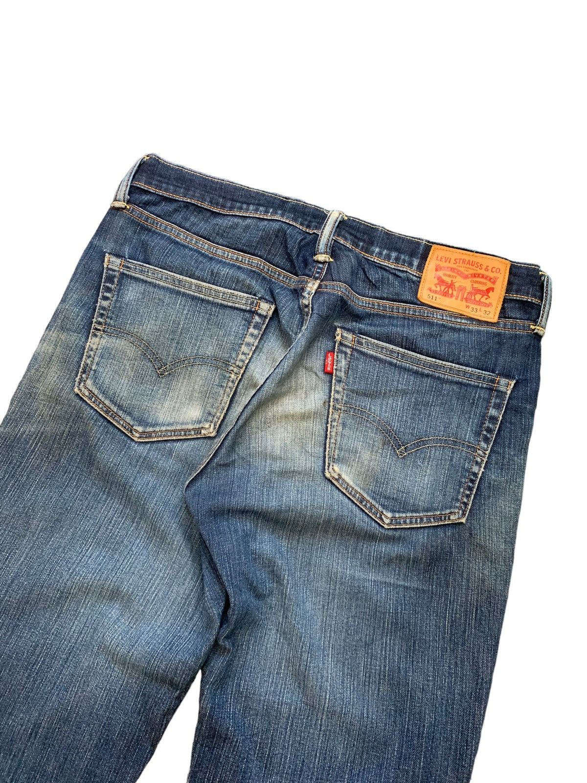Levi's Levis 511 Distress Denim Pants (AB20) Size US 33 - 9 Thumbnail