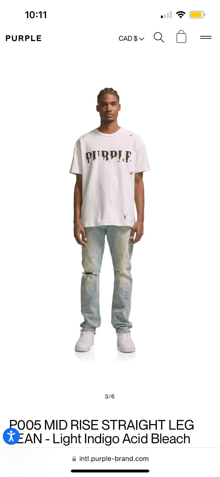image of Tags On Mid Rise Straight 32/33 On Site Now $410! in Light Indigo, Men's
