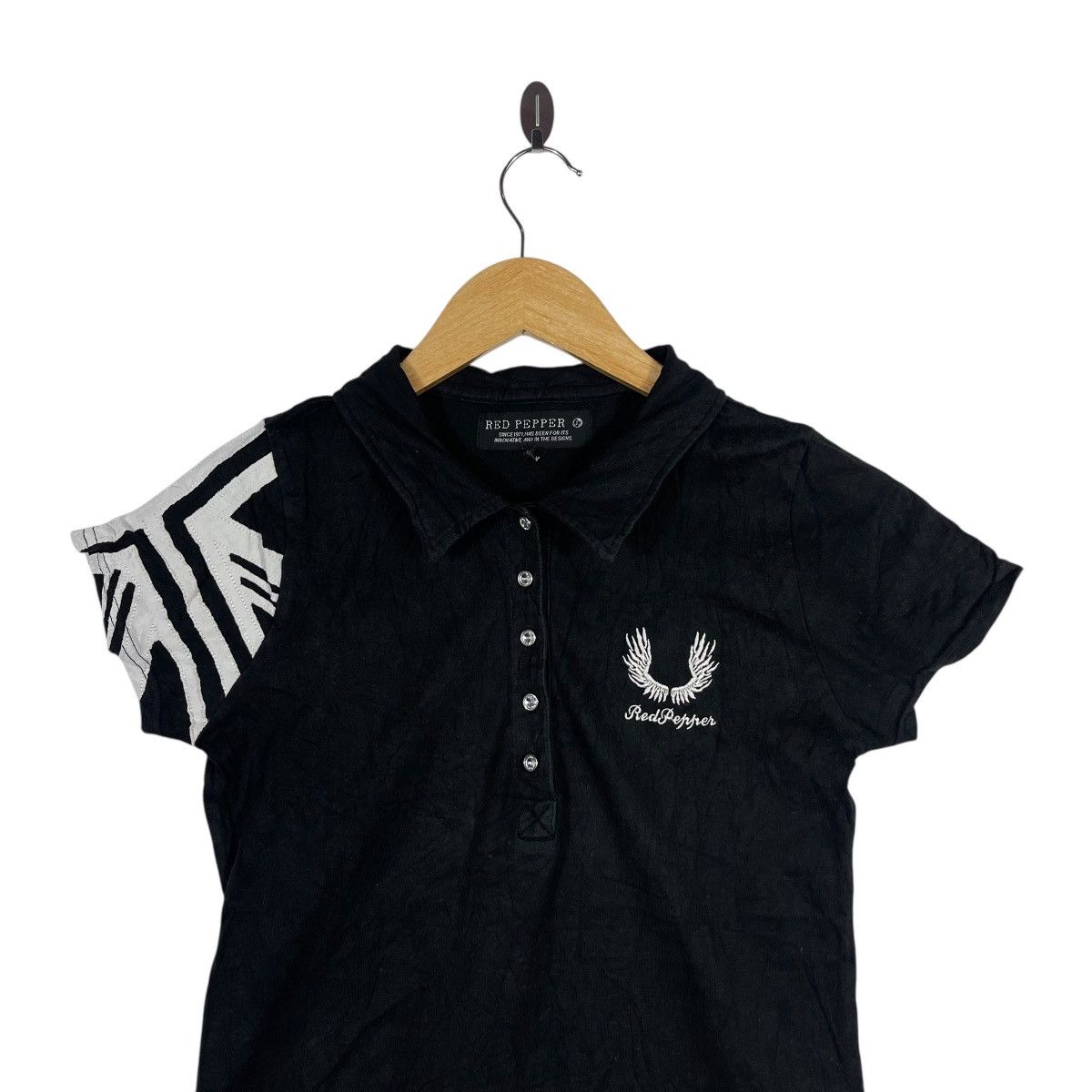 Vintage Vintage Red Pepper Groovy Insanity Polo Shirt |Wings Graphic Size US M / EU 48-50 / 2 - 3 Thumbnail