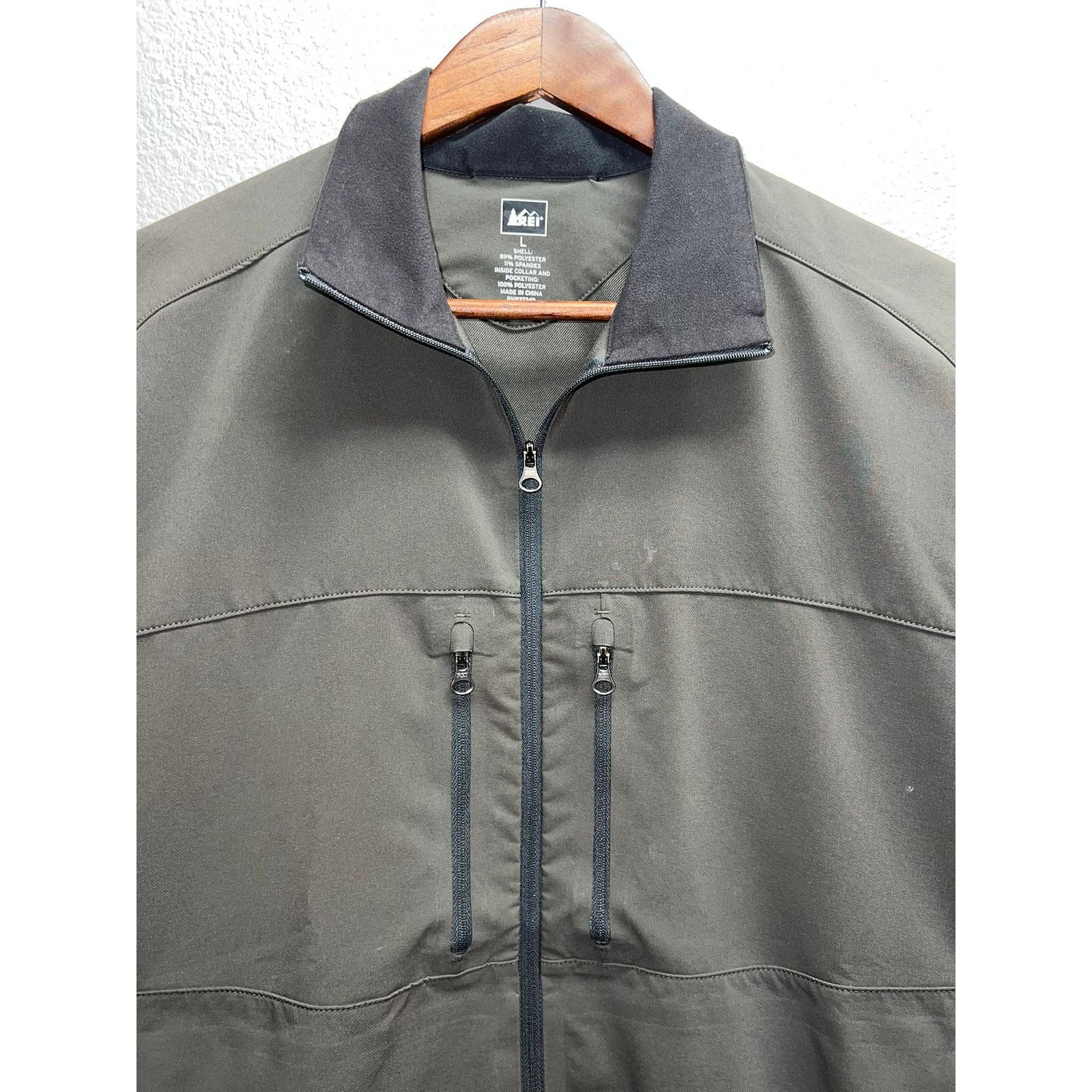 Vintage REI Endeavor Vest Co-Op Lighweight Softshell Gray Hiking L Size US L / EU 52-54 / 3 - 3 Thumbnail
