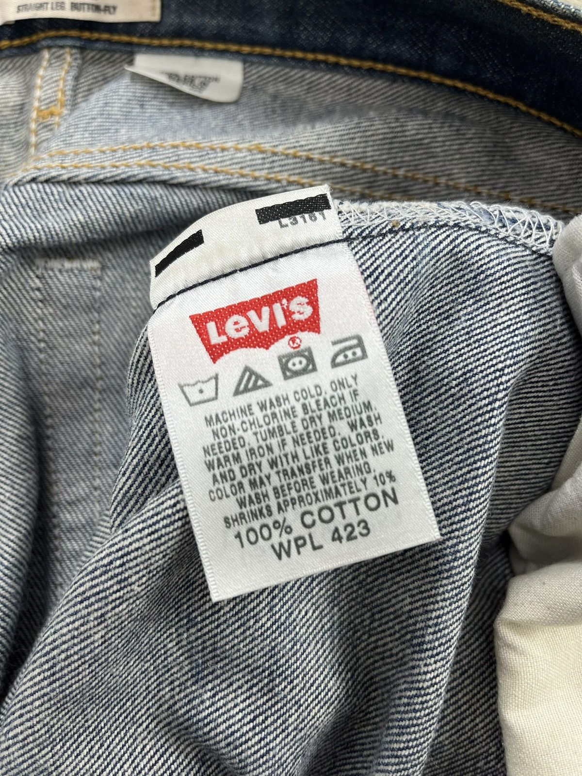 Levi's Vintage Clothing 🇲🇽2000s Vintage Levis 501XX 30x30 Straight Leg Blue Jeans Size US 30 / EU 46 - 11 Thumbnail