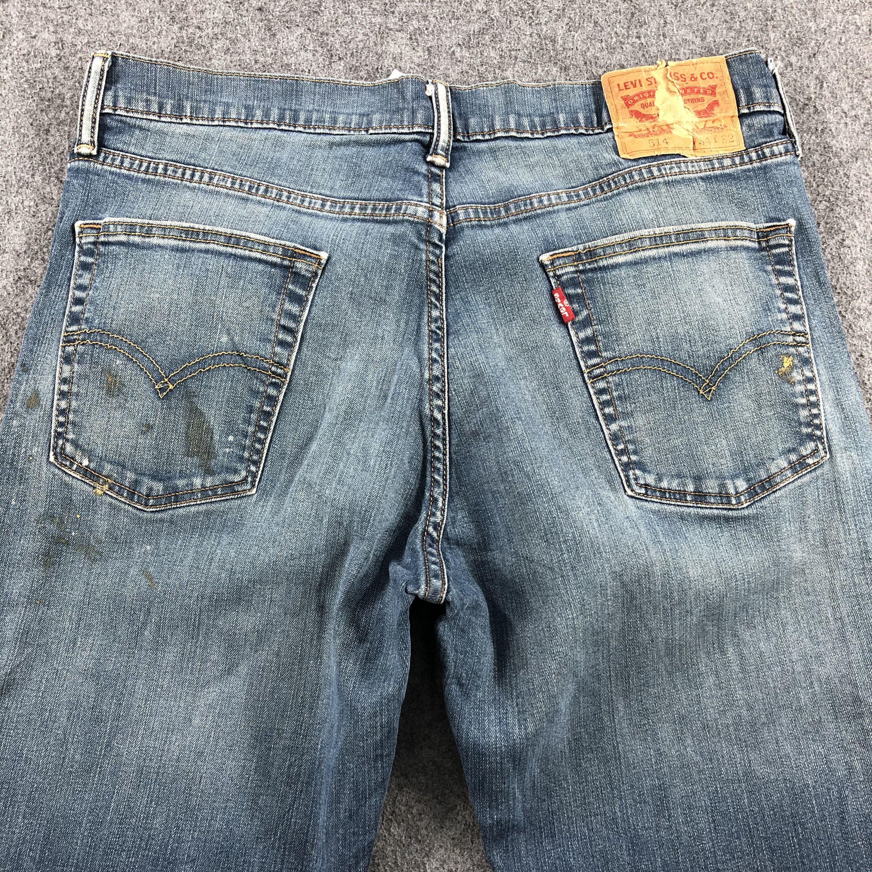 Levi's Vintage Blue Wash Levis 514 Jeans-J1558 Size US 34 / EU 50 - 4 Thumbnail