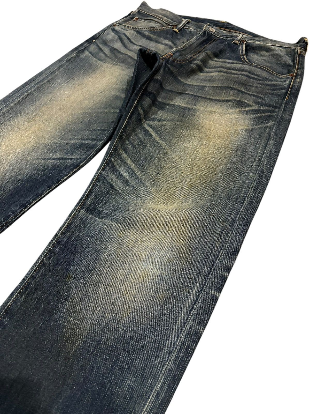 Levi's Y2k Vintage Levi’s Lot 503 Faded Straight Cut Jeans Size US 34 / EU 50 - 4 Thumbnail