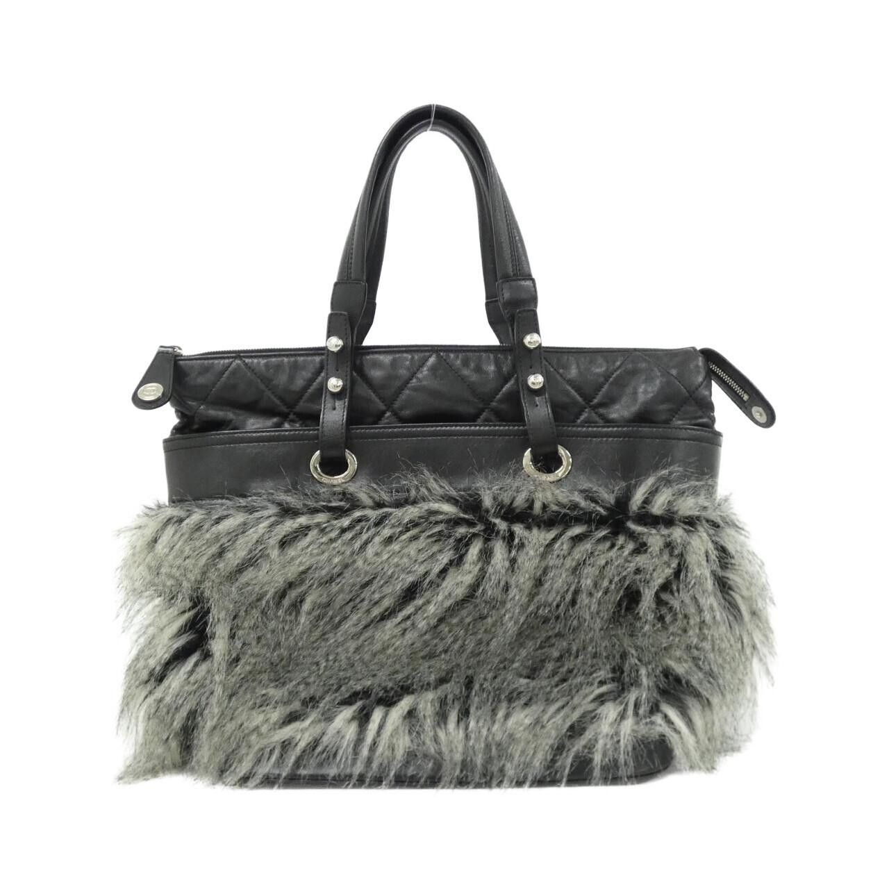 Chanel Chanel Chanel Paris-Biarritz Fake Fur Calf Tote Bag Fur Tote Bag DUTY FREE for USA Size ONE SIZE - 1 Thumbnail