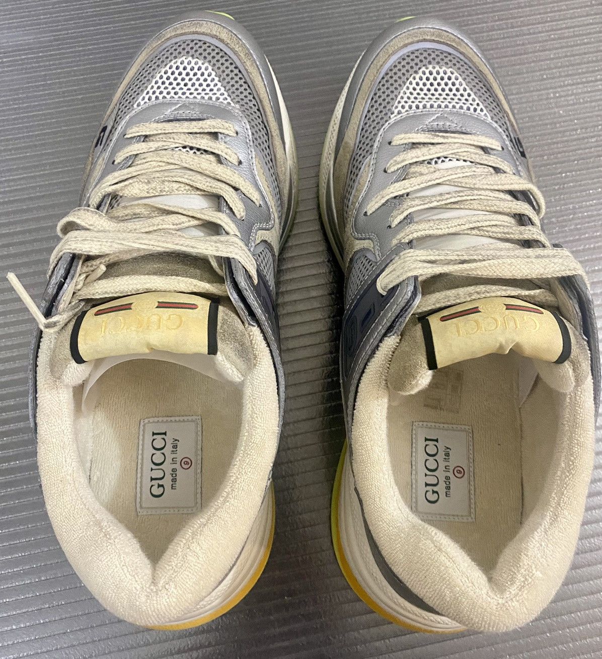 Gucci Gucci 🇮🇹 Lavaredo Fab grey Ultrapace sneakers 9uk NEW Size US 10 / EU 43 - 8 Thumbnail