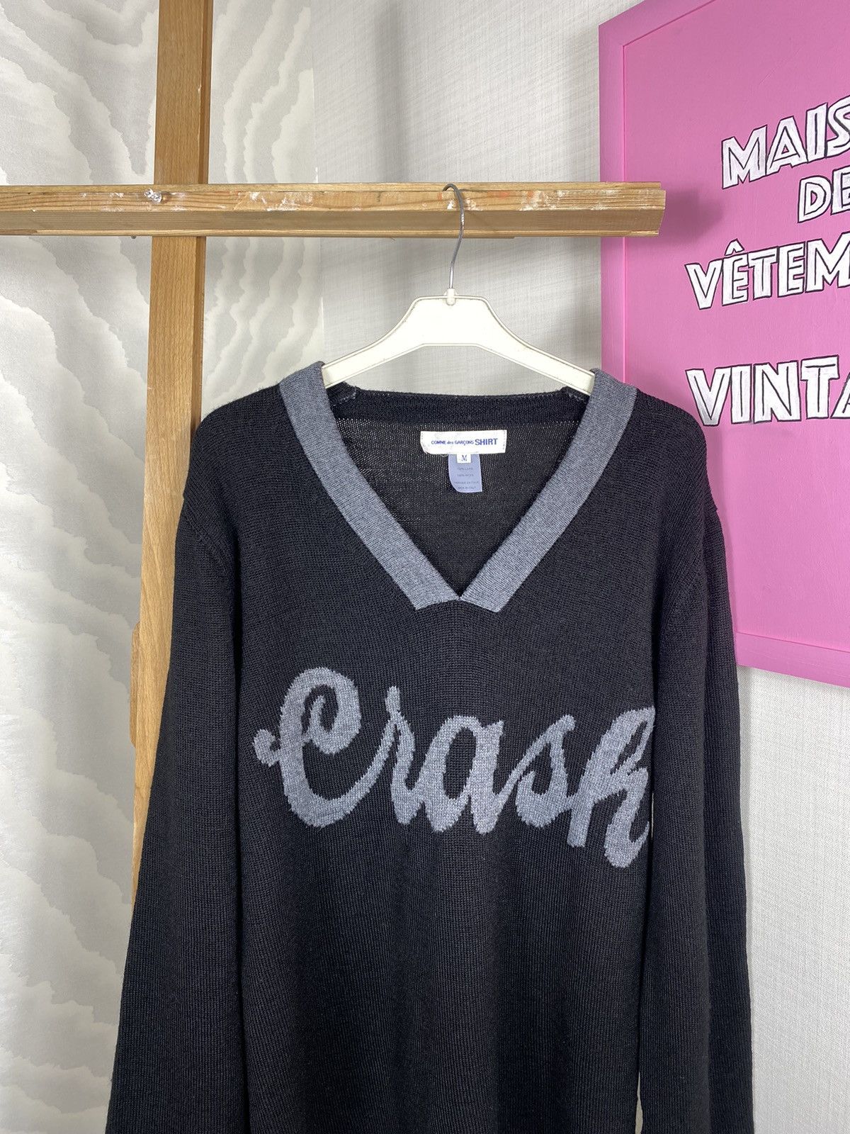 Comme des Garcons × Vintage Comme des Garcons Crash Sweater Size US M / EU 48-50 / 2 - 3 Thumbnail