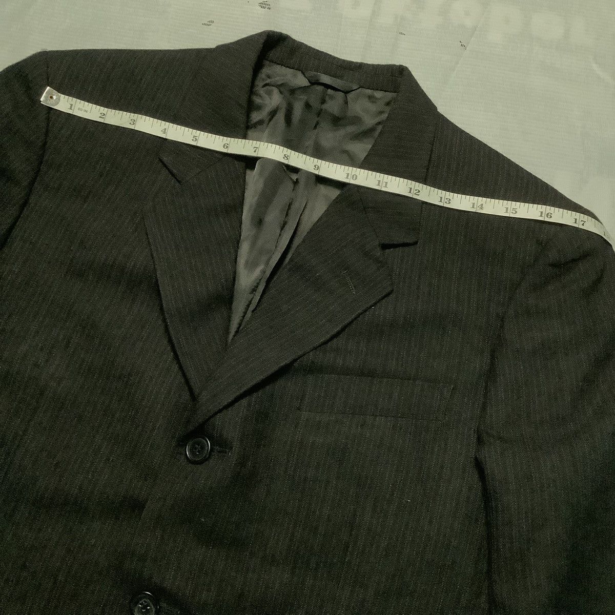 Yohji Yamamoto Yohji Yamamoto A.A.R Stripe Blazer 2014 Size 42R - 11 Thumbnail