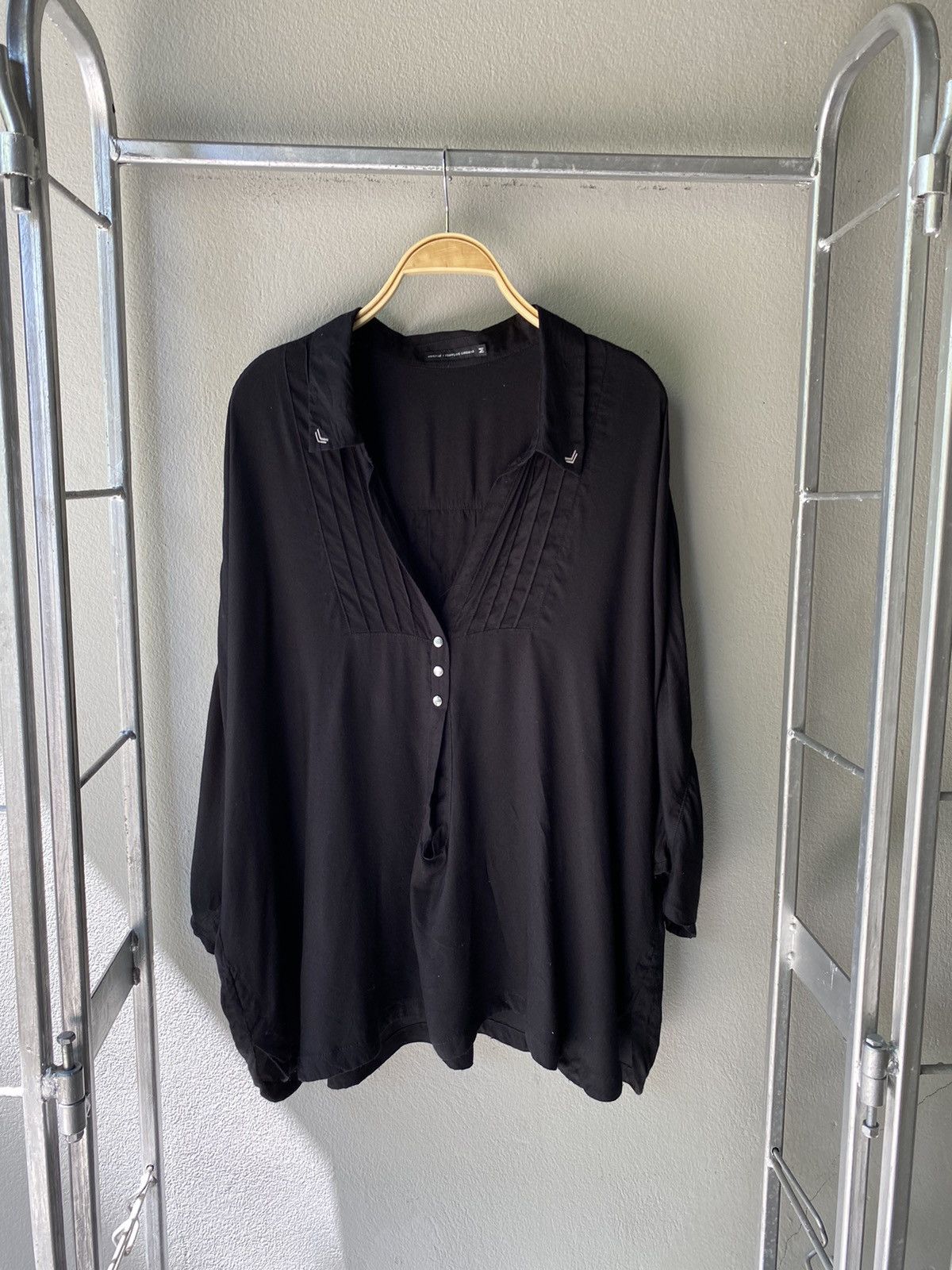 MARITHE+ FRANÇOIS GIRBAUD Black Blouse