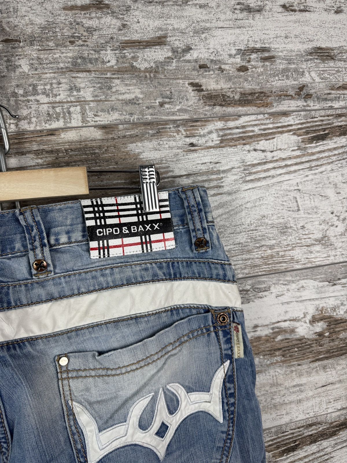 Vintage Mens Vintage Cipo & Baxx denim jeans pants avant garde y2k Size US 33 - 12 Thumbnail
