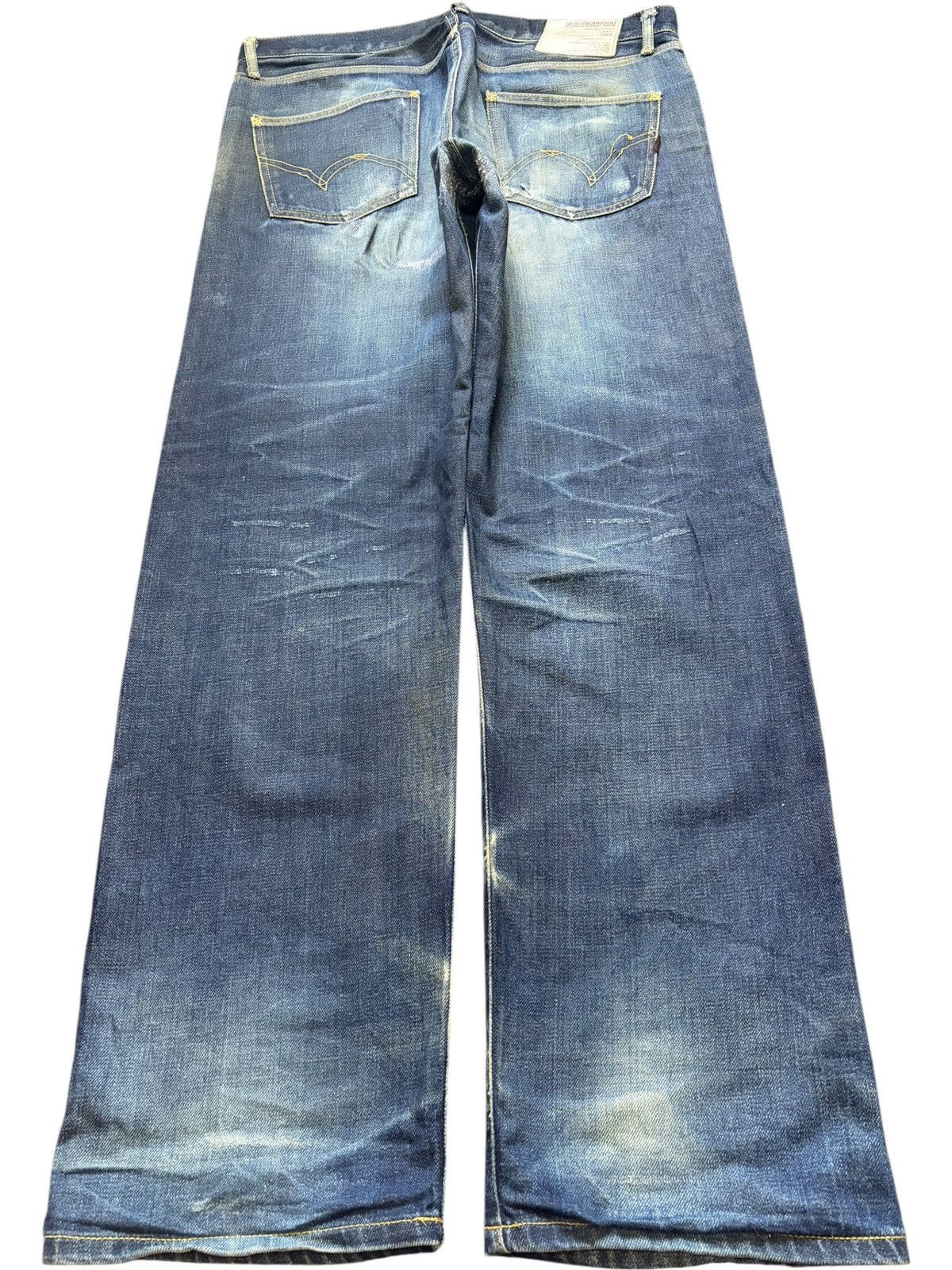 Neighborhood Vintage Neighborhood Selvedge Rusty Wash Loose Jeans Size US 36 / EU 52 - 2 Thumbnail